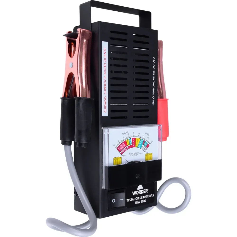 Testador De Baterias Tbw1000 100A 170Ah 16Vcc Worker - Imagem 3