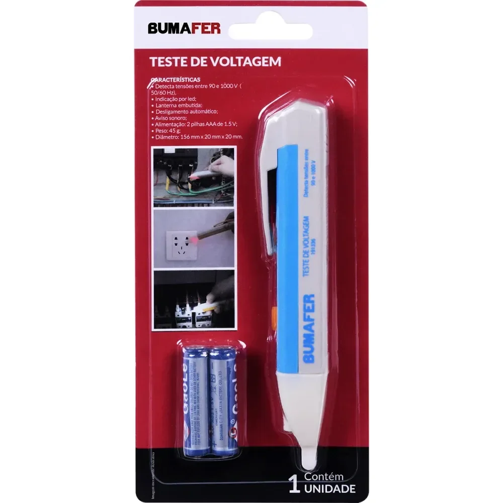 Teste De Voltagem 90V-1000V Bumafer - Imagem 5