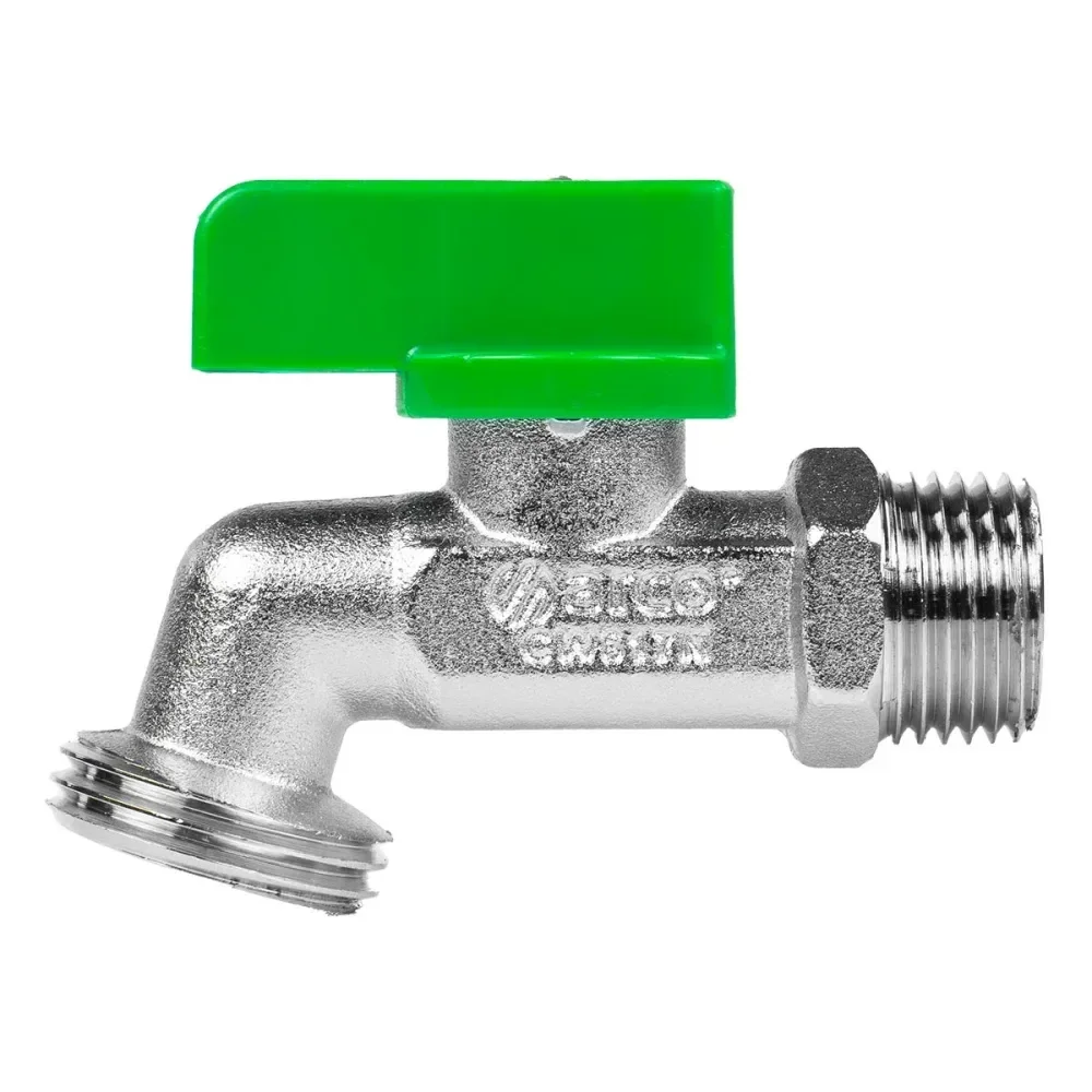 Torneira Esfera Nano De Latão Europeu 1/2X3/4 Arco - Imagem 2