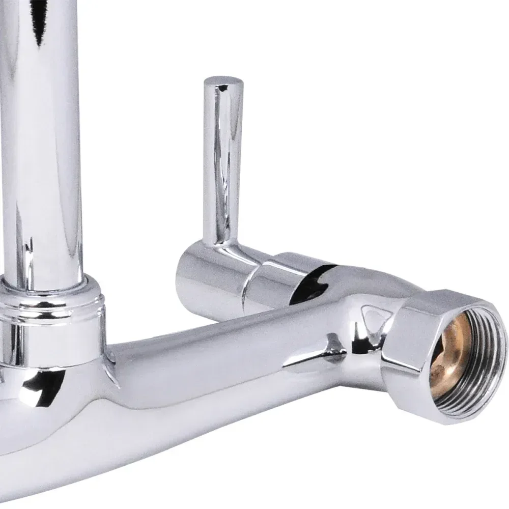 Torneira Para Cozinha C60 Misturador Parede Liege - Imagem 4