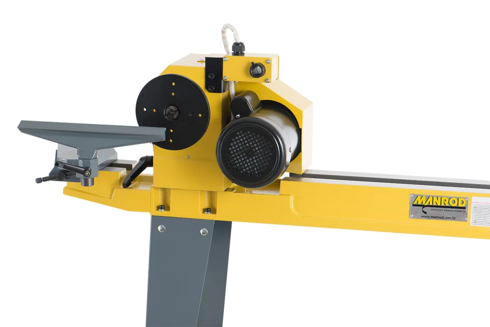 Torno De Madeira 300X900Mm 550W Mr-1236 Manrod - 220V - Imagem 3
