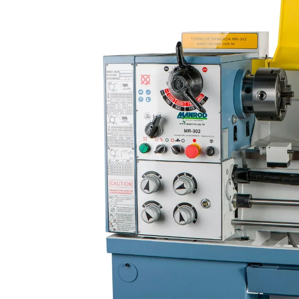 Torno Mecânico Industrial Mr-302 Trifásico 220V Manrod - Imagem 2