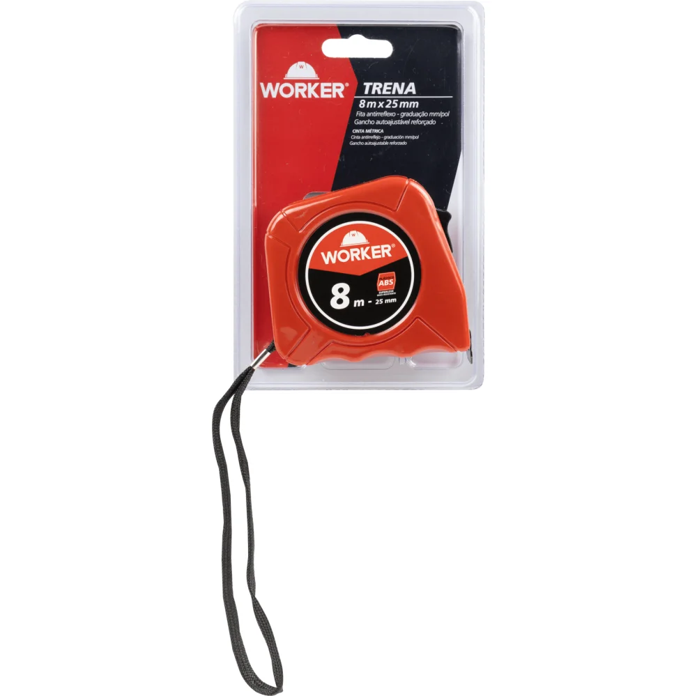 Trena Abs 8M X 25Mm Vermelha Worker - Imagem 4