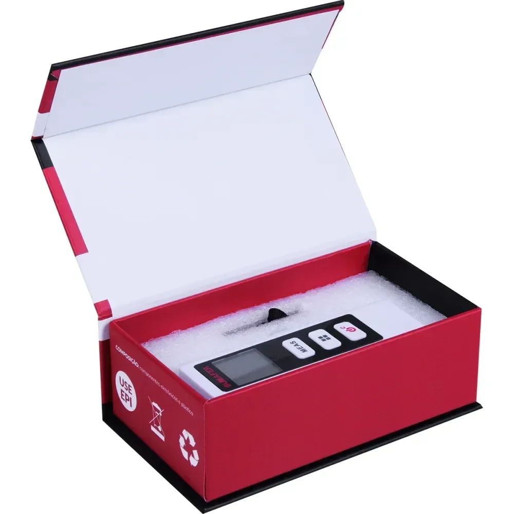 Trena Digital A Laser Profissional 30M Bumafer - Imagem 4