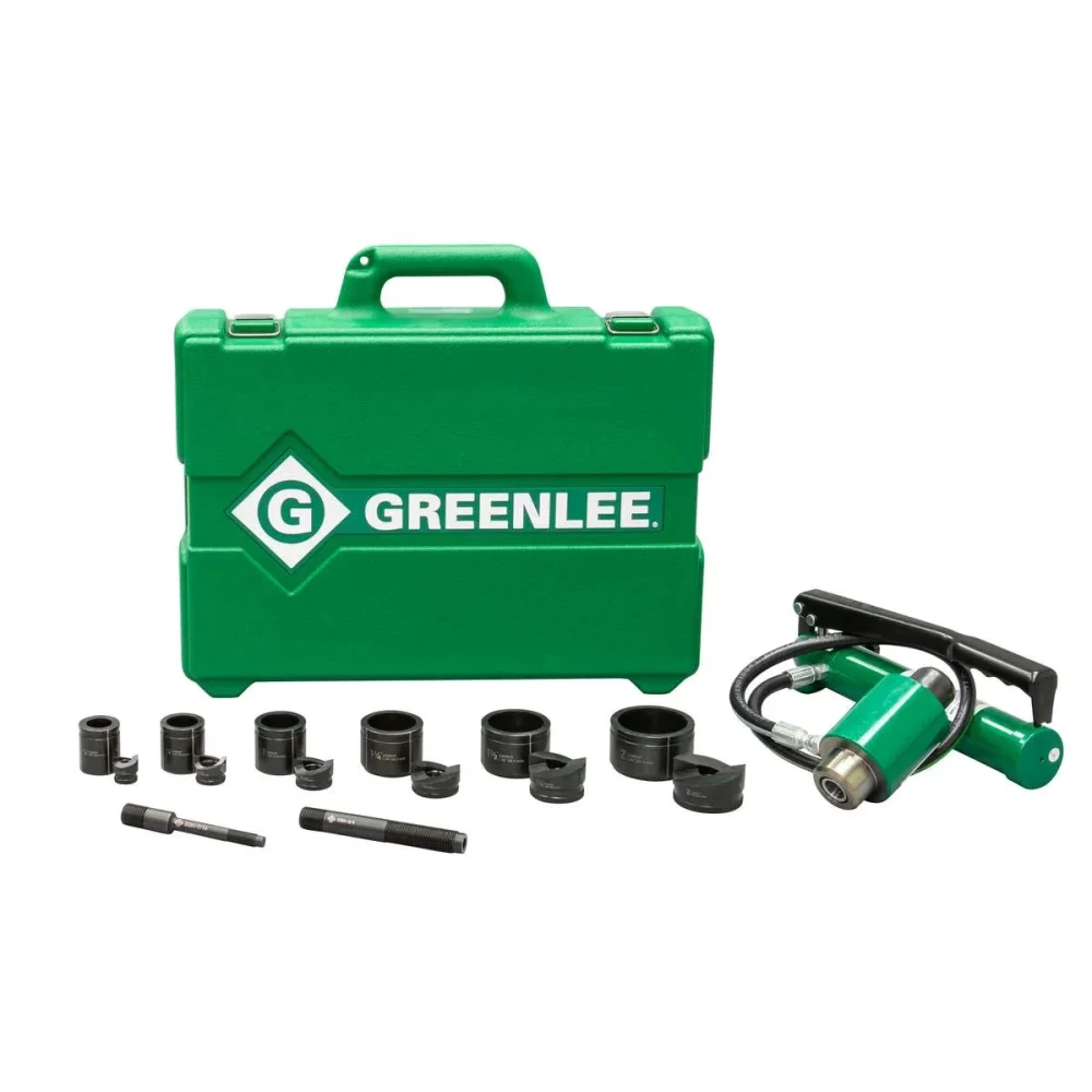 Vazador de chapa hidráulico GreenLee 7306SB para furação