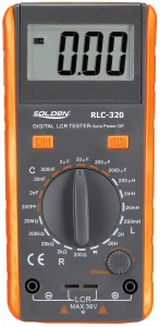 Capacímetro Digital RLC-320 2000 a 20000 uF Solden