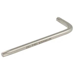 Chave Torx L T27 em Aço Cromo Vanádio com 5 Peç Worker
