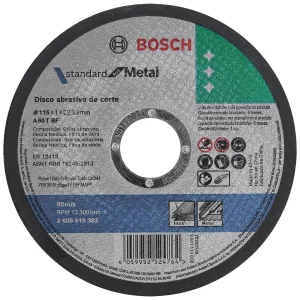 Disco de Corte Standard Reto 4.1/2”-7/8” Bosch