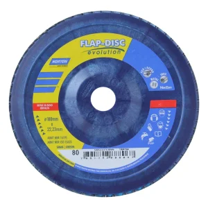 Disco Flap Evolution com Camada Dupla G80 180x22mm Norton
