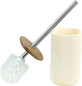 Escova para Vaso Sanitário em Plástico Branco Kala