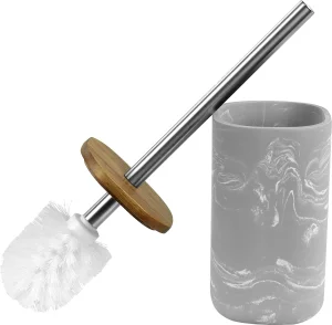 Escova para Vaso Sanitário em Plástico Cinza Kala