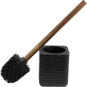 Escova Sanitaria Retangular Madeira Preto Kala