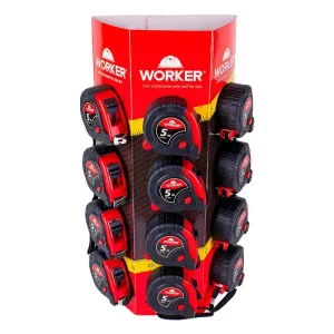 Expositor de Trenas ABS Emborrachada 5m 19mm 12 Peç Worker