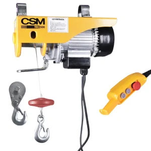 Guincho Elétrico de Cabo de Aço TEC500/1000 CSM – 127V
