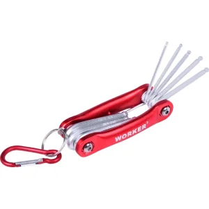 Jogo Chave Allen Tipo Canivete 8 Peç Worker