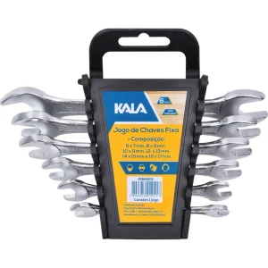 Jogo Chave Fixa 6 a 17mm 6 Peç Kala