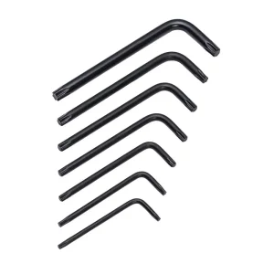 Jogo Chaves Torx Curta 7 Peç T10 A T40 Kala