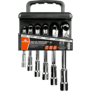 Jogo de Chave Biela Vazada com Furo Passante de 6 Peç Worker