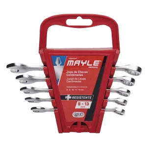Jogo De Chave Combinada 6Mm A 32Mm 15 Peç Mayle