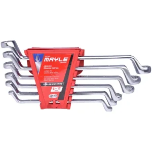 Jogo de Chave Estrela 6mm A 17mm com 6 peç 101413MY Mayle