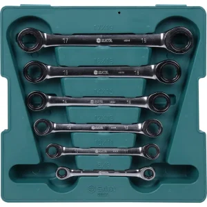 Jogo de Chave Estrela com Catraca 8-19mm com 6 Peç Sata