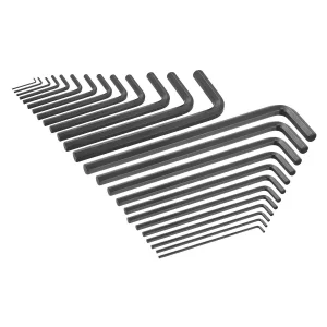 Jogo de Chave Hexagonal 1.5 a 10mm 25 Peç Worker