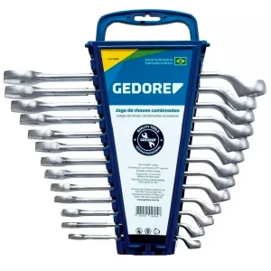 Jogo de Chaves Combinadas 1/4 a 1 com 13 Peç Gedore