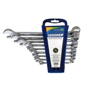 Jogo de Chaves Combinadas 1/4 a 3/4 9 Peç Gedore