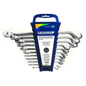 Jogo De Chaves Combinadas 6 a 22mm com 11 Peç Gedore
