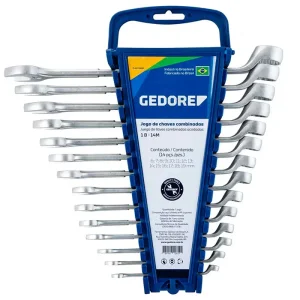 Jogo de Chaves Combinadas com 14 Peç 6 a 19mm Gedore
