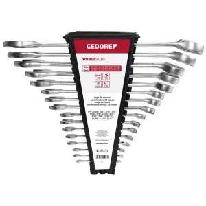 Jogo de Chaves Combinadas com 16 Peç Gedore