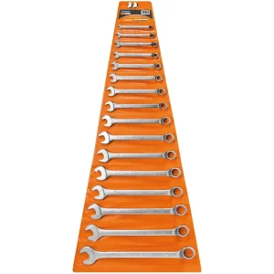 Jogo de Chaves Combinadas em Cromo Vanádio 16 Peç Tramontina