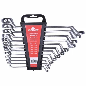 Jogo de Chaves Estrelas 12 Peç 6 a 32mm Worker