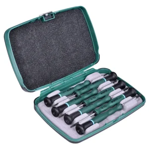 Jogo de Chaves Fendas Torx Retas T5-T15 com 7 Peç Sata