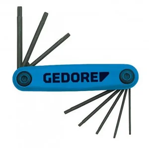 Jogo de Chaves GTX Hexalobular em Cromo Vanádio com 8 Peç Gedore