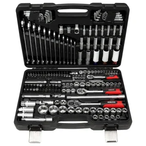 Jogo de Ferramentas 178 Peç Aço Cromo Vanádio Bumafer