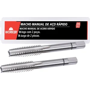 Jogo de Macho Manual Din351 BSW 5/16 2 Peç Worker