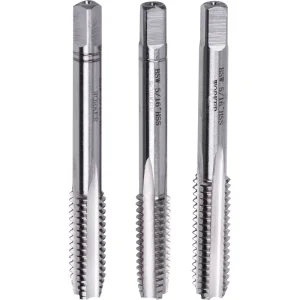 Jogo de Macho Manual em Aço Rápido com 3 Peç 5/16 Worker