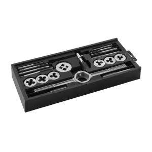 Jogo de Machos e Cossinetes em Aço Cromo WS 19 Peç Worker