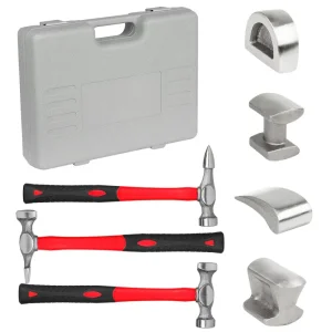 Jogo de Martelos e Tassos com 7 Peç + Maleta Worker