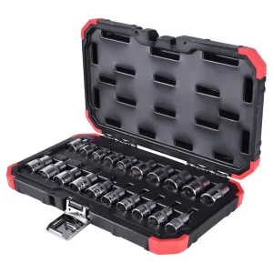 Jogo De Soquetes 3/8 Mais 1/2 TX Com 20Pcs Gedore Red