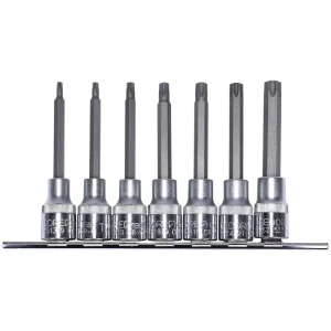 Jogo de Soquetes Hexalobular ½” Tx Longas 7 Peç Gedore Red