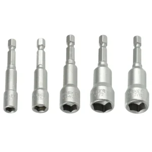 Jogo de Soquetes Magnético com 5 Peç 1/4-6,35mm Worker