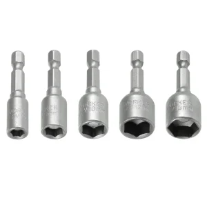 Jogo de Soquetes Magnético com 5 Peç 48mm 1/4 Worker