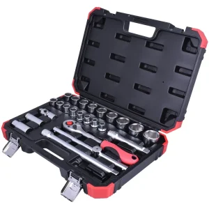 Jogo de Soquetes Sextavados 24 Peç R69003024 Gedore Red