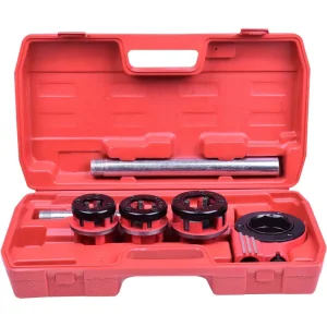 Jogo de Tarraxas para Tubos Metálicos 1/2 a 1 Bumafer
