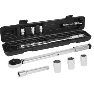 Jogo de Torquímetro com 45 Dentes 1/2 210Nm 5 Peç Worker