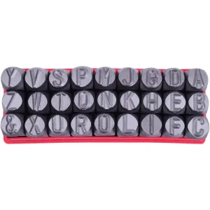 Jogo Punção Alfabeto 3/8 10 Mm Worker A - Z