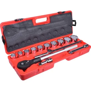 Jogo Soquetes Estriados 14 Peç Worker