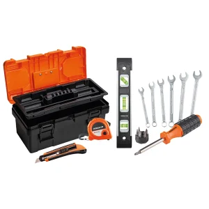 Kit de Ferramentas com Caixa Plástica 16 Peç Robust